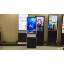 85 "touch Led screen floor standing advertising medial player with wifi/lan black color